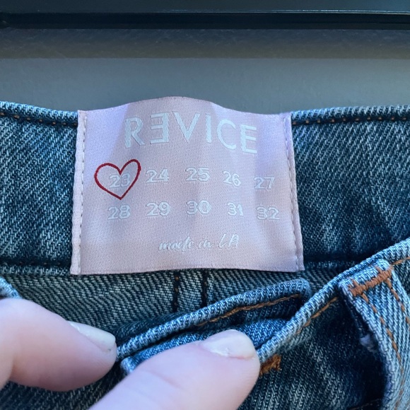 Revice Matchmaker/ Love At First Site Patchwork Jeans Womens Size 23 - Picture 4 of 5